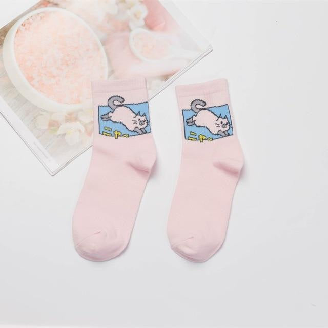 Japanese Dino Socks