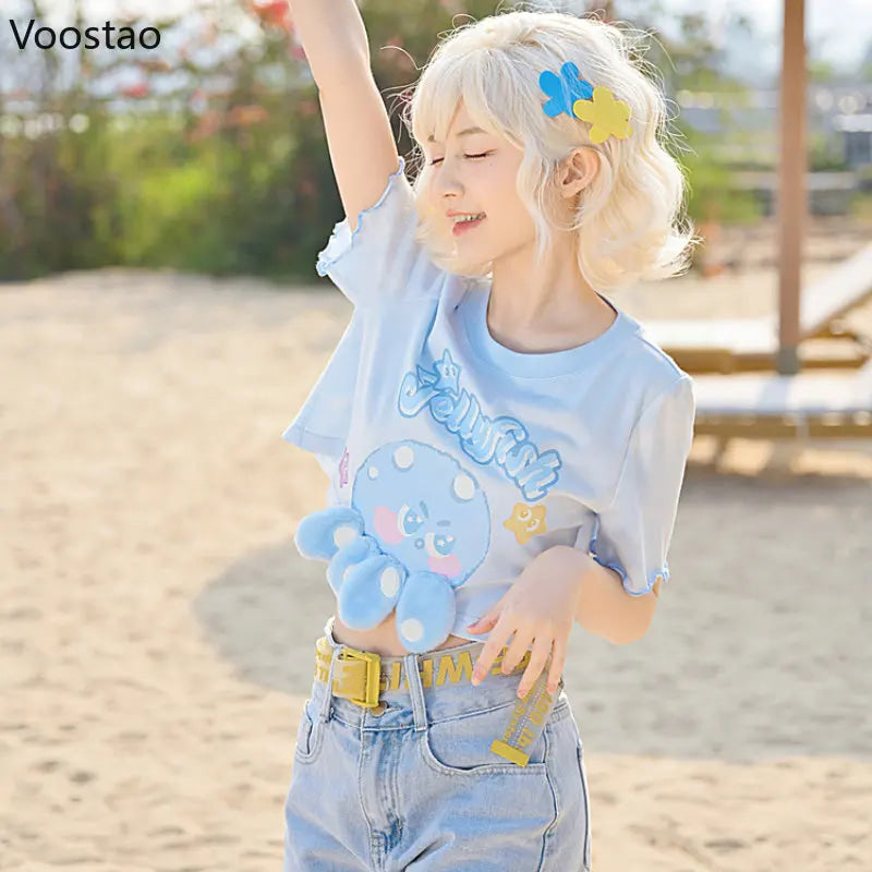 Jellyfish Blue Tee