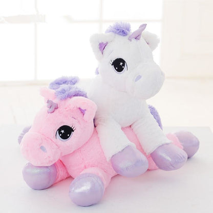 Jumbo Fluffy Unicorn Plush