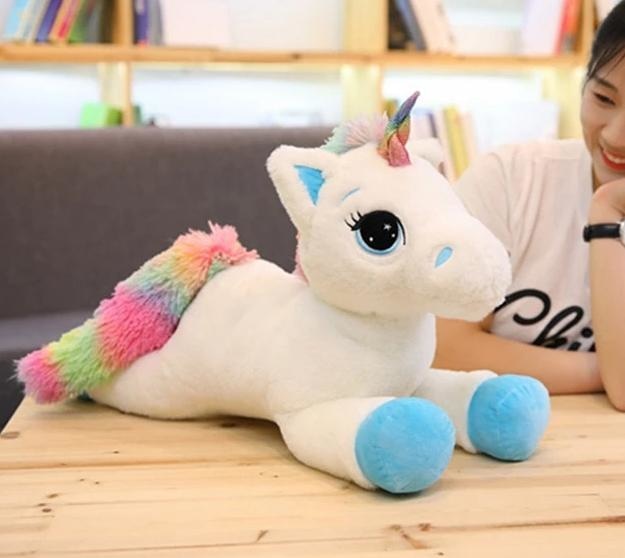 Jumbo Rainbow Unicorn Plush