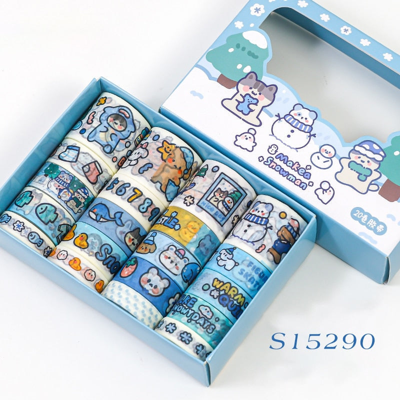 Kawaii Animal Washi Tape Set