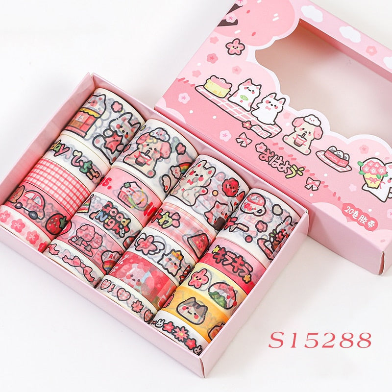 Kawaii Animal Washi Tape Set