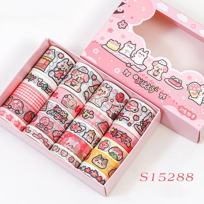 Kawaii Animal Washi Tape Set