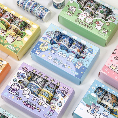 Kawaii Animal Washi Tape Set