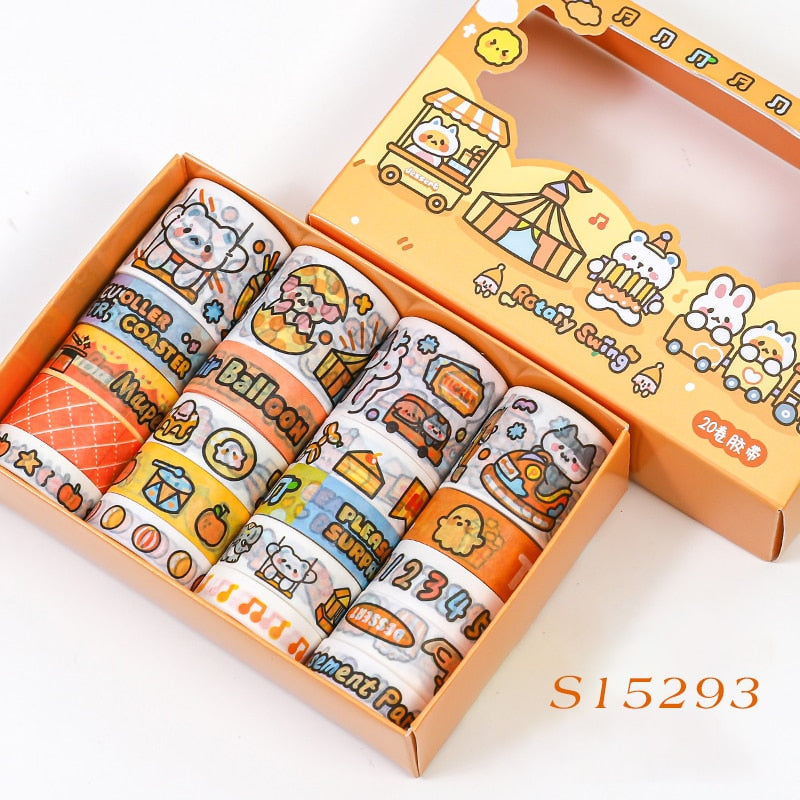 Kawaii Animal Washi Tape Set