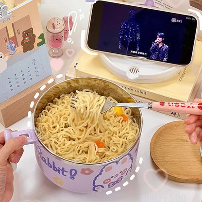 Kawaii Bunny Ramen Bowl