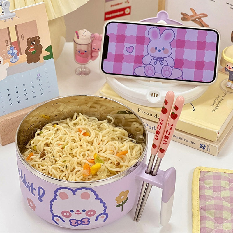 Kawaii Bunny Ramen Bowl