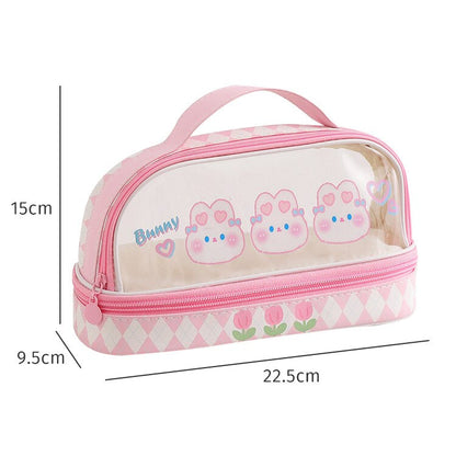 Kawaii Bunny Stationary & Make-up Bag