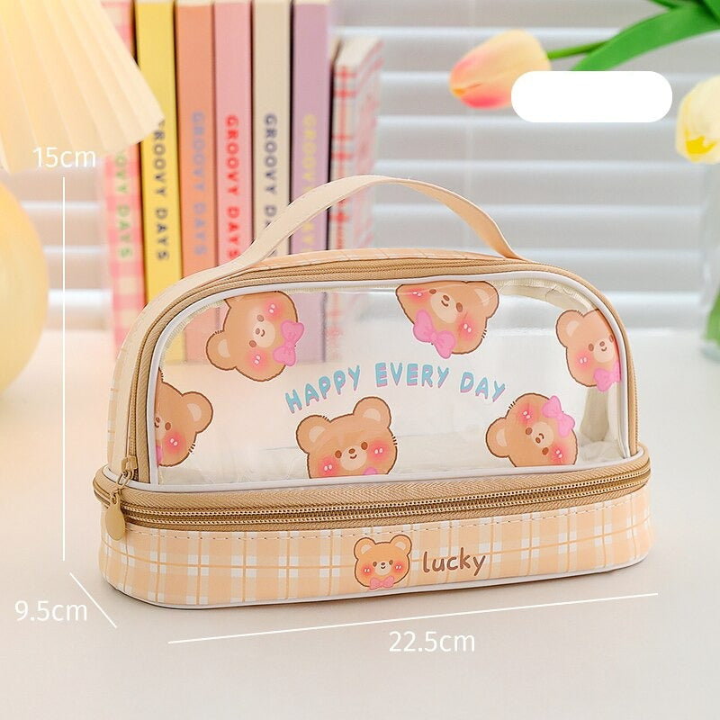 Kawaii Bunny Stationary & Make-up Bag