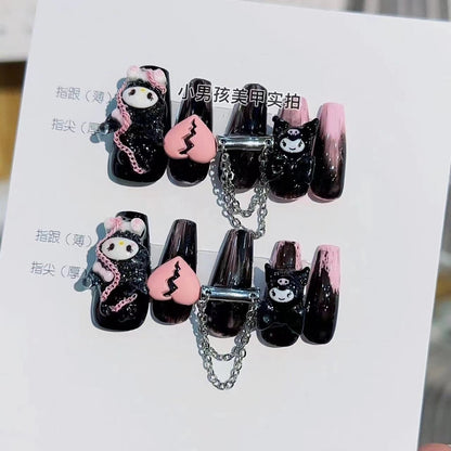 Kawaii Deco Press On Nails