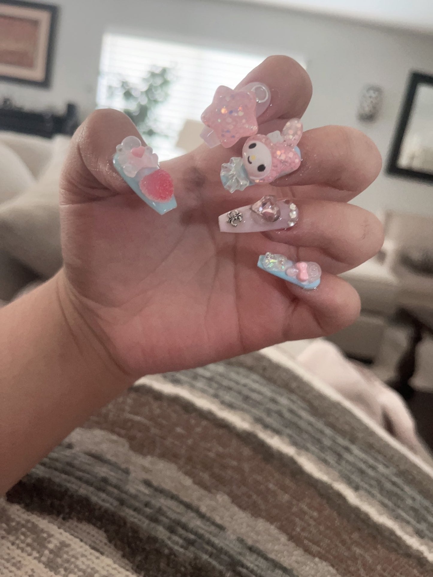 Kawaii Deco Press On Nails