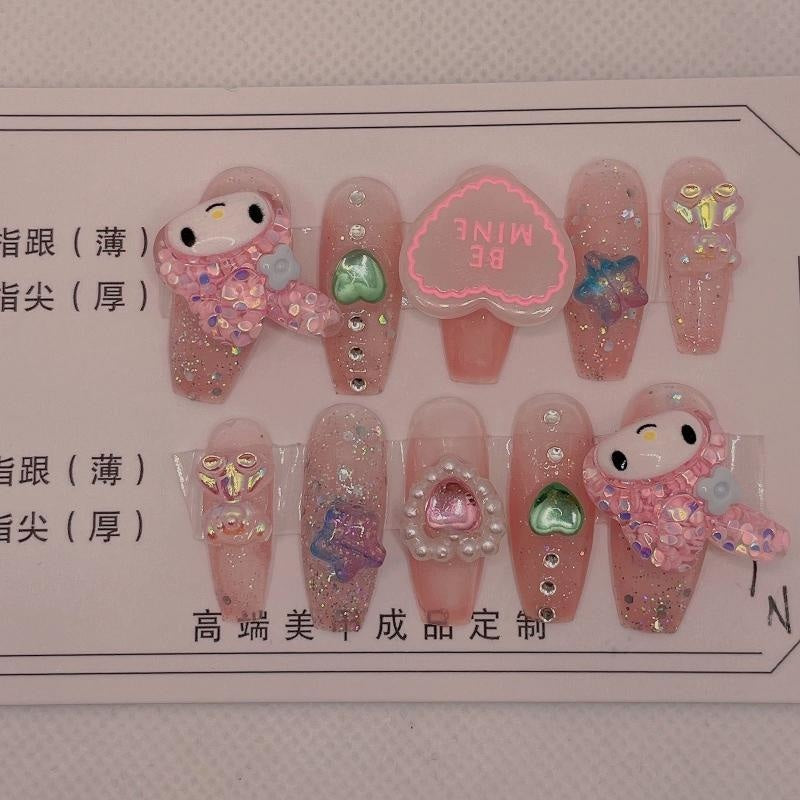 Kawaii Deco Press On Nails