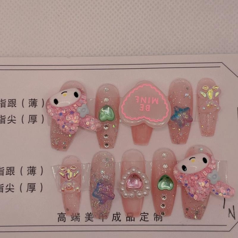 Kawaii Deco Press On Nails