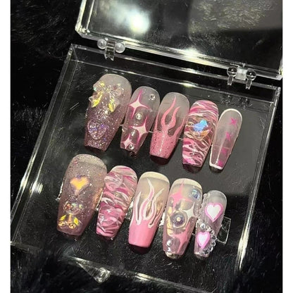 Kawaii Deco Press On Nails