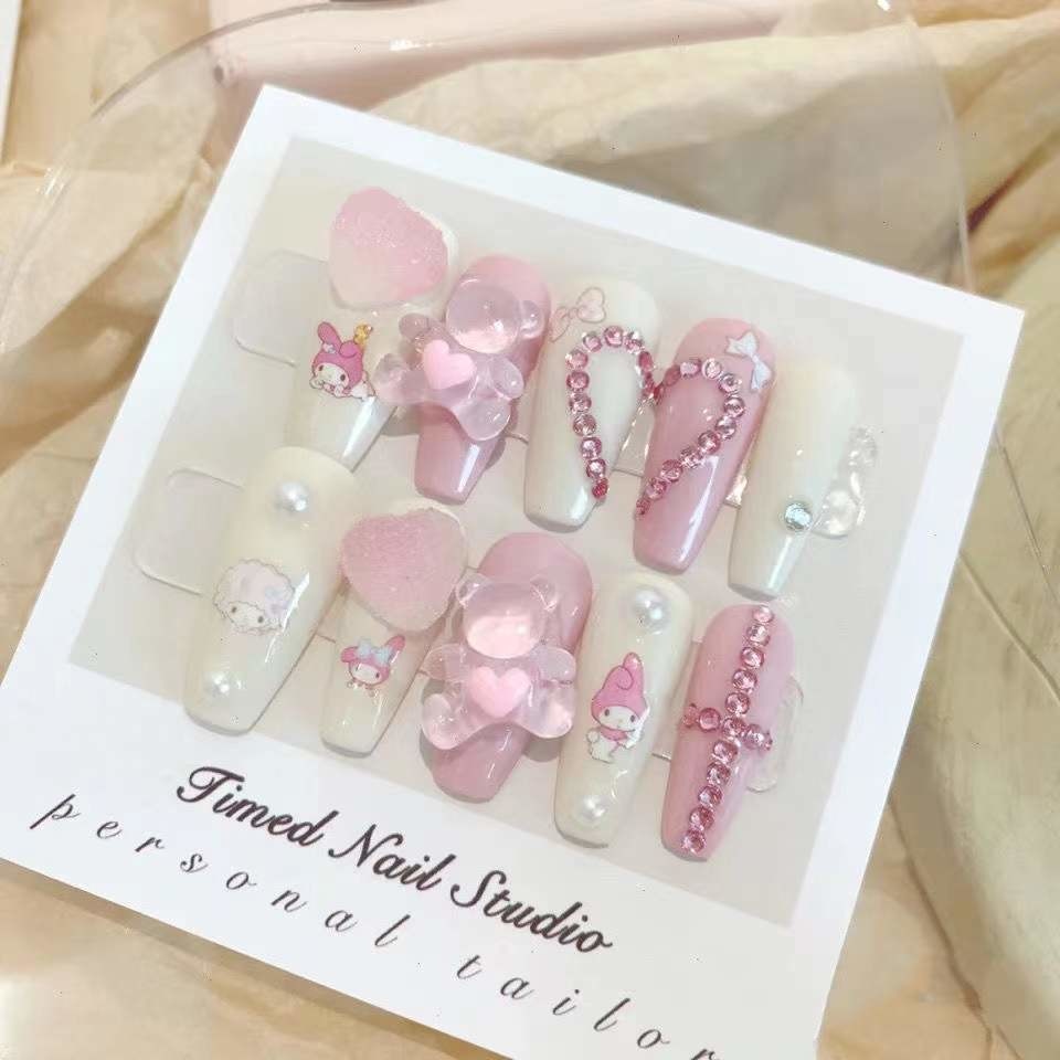 Kawaii Deco Press On Nails