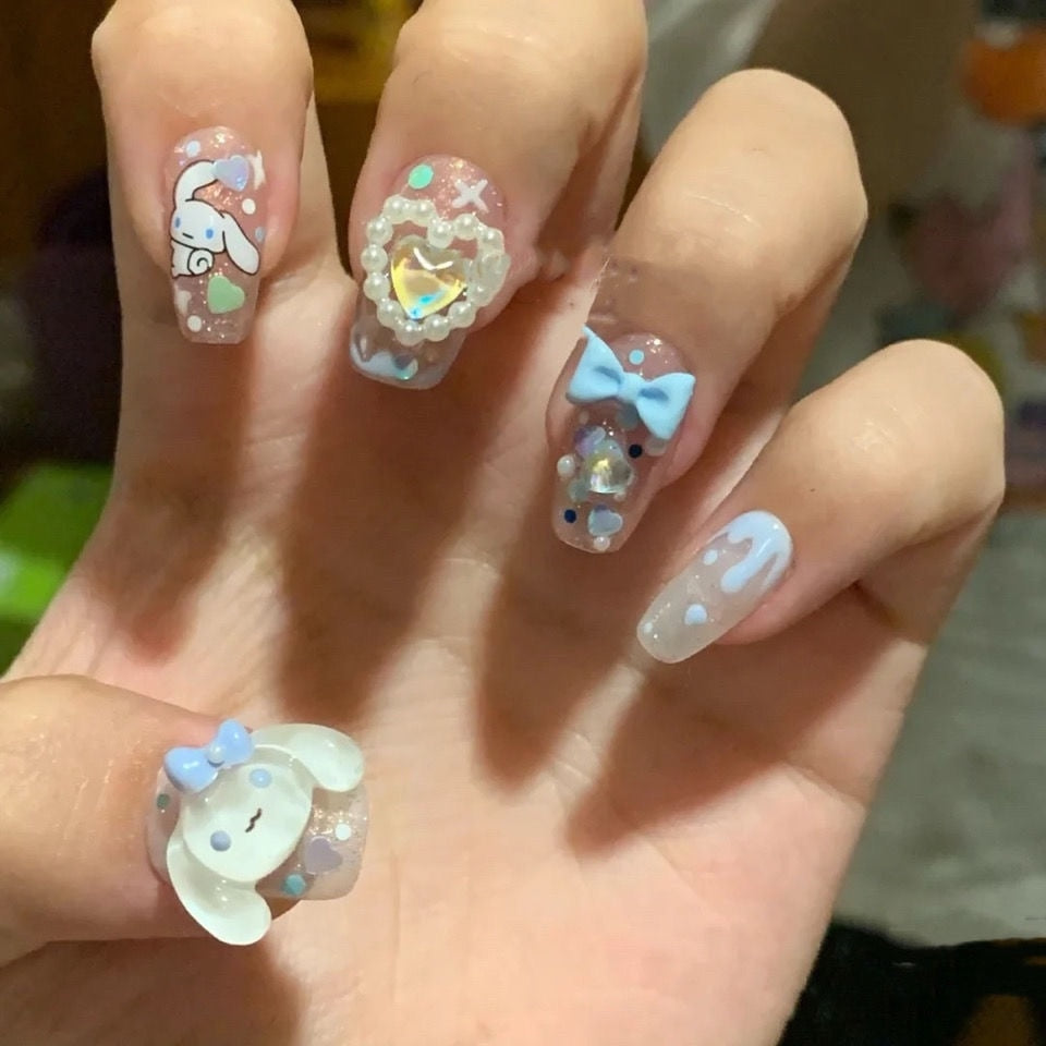 Kawaii Deco Press On Nails