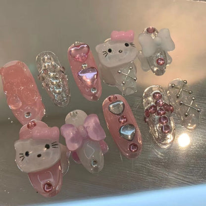 Kawaii Deco Press On Nails