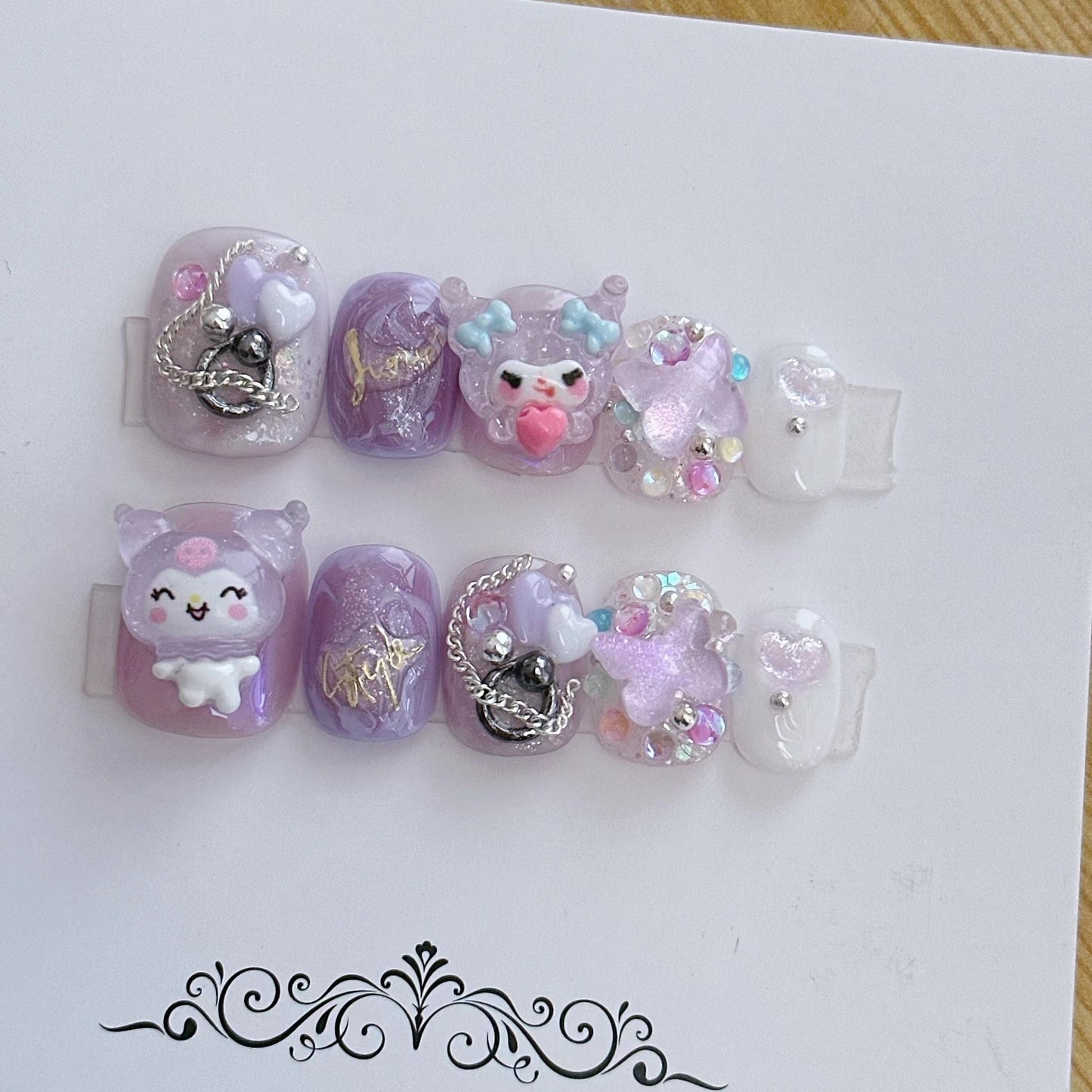 Kawaii Deco Press On Nails