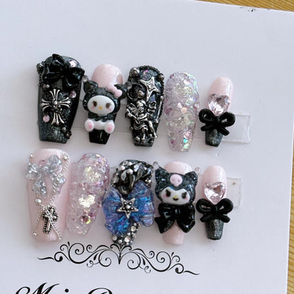 Kawaii Deco Press On Nails