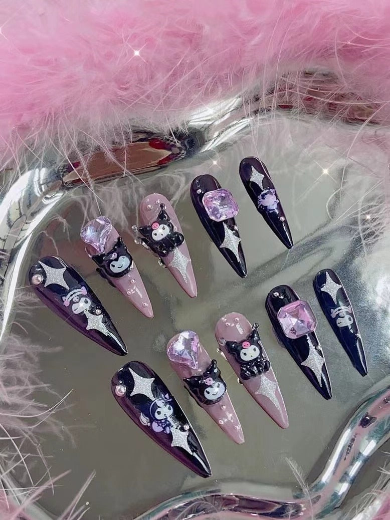 Kawaii Deco Press On Nails