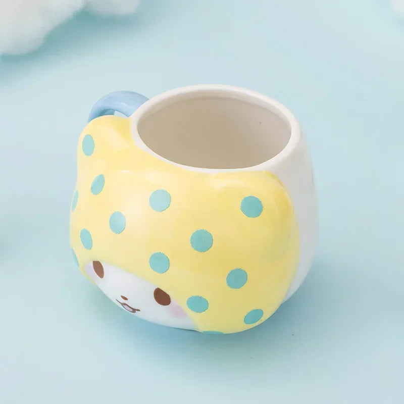 Kawaii Fox & Sheep Ceramic Mug