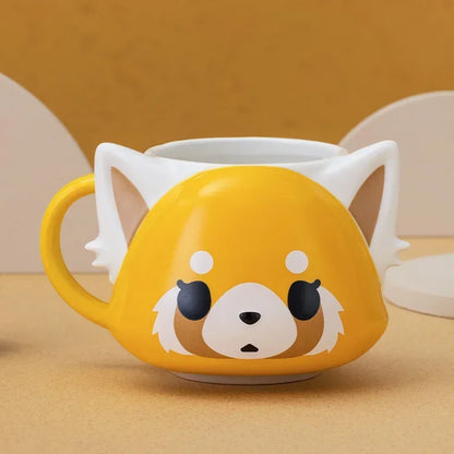 Kawaii Fox & Sheep Ceramic Mug