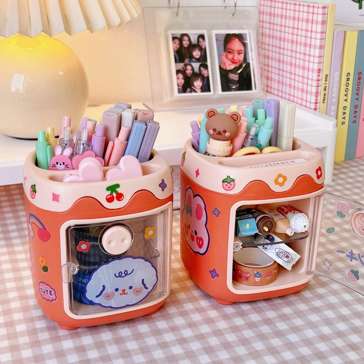 Kawaii Fridge Pen & Desk Organizer