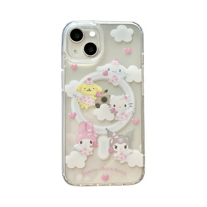 Kawaii Friends Grip iPhone Case