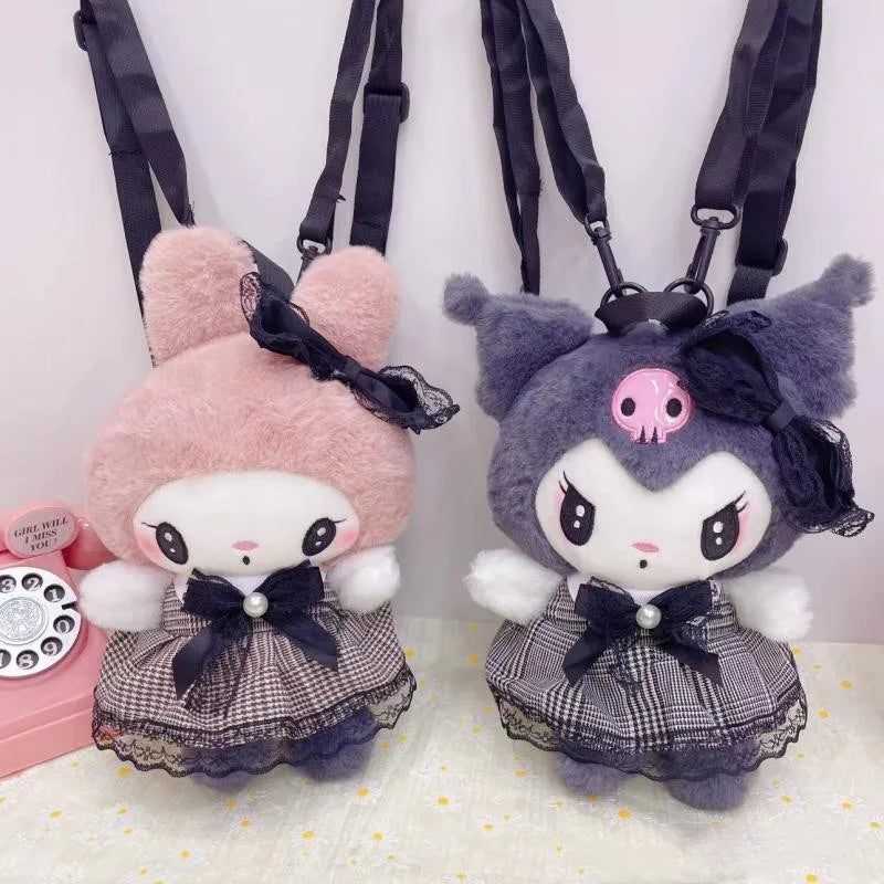 Kawaii Pastel Goth Plush Backpacks