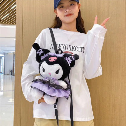 Kawaii Pastel Goth Plush Backpacks