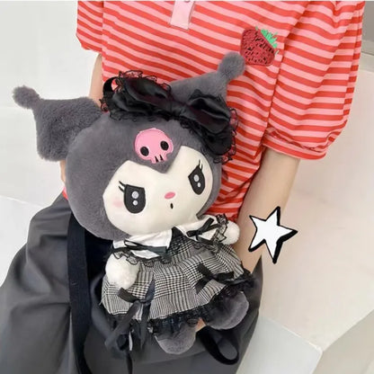 Kawaii Pastel Goth Plush Backpacks