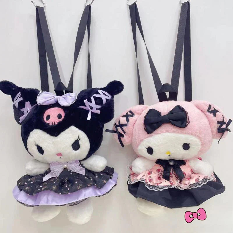 Kawaii Pastel Goth Plush Backpacks