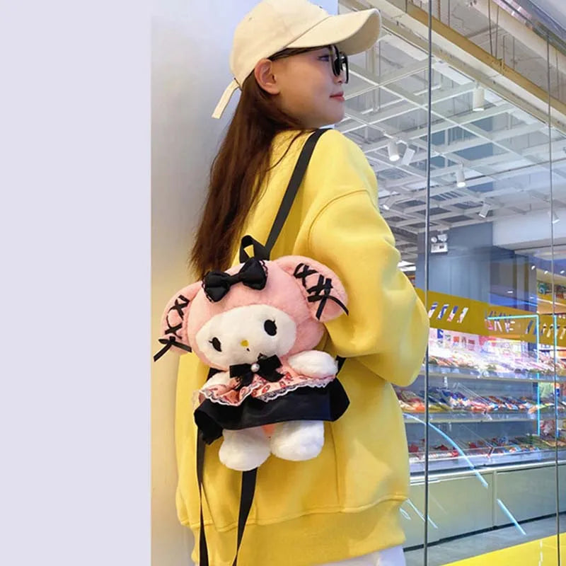 Kawaii Pastel Goth Plush Backpacks