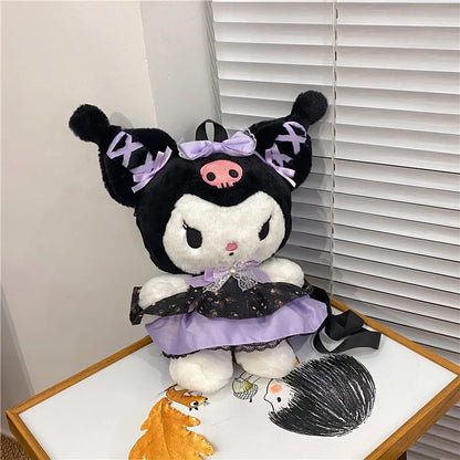 Kawaii Pastel Goth Plush Backpacks