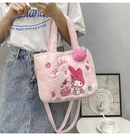 Kawaii Plush Cross Body Character Bags