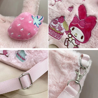 Kawaii Plush Cross Body Character Bags