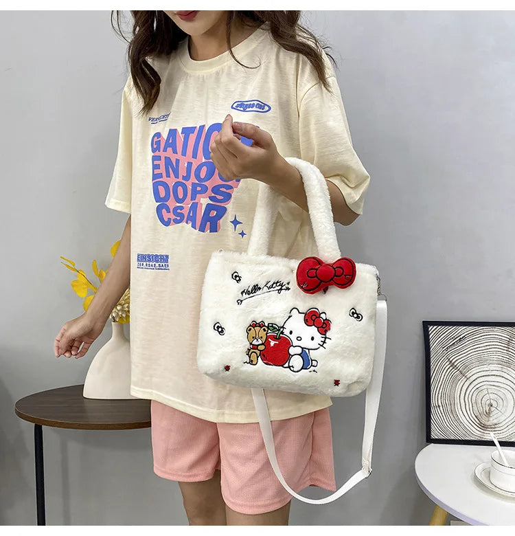 Kawaii Plush Cross Body Character Bags