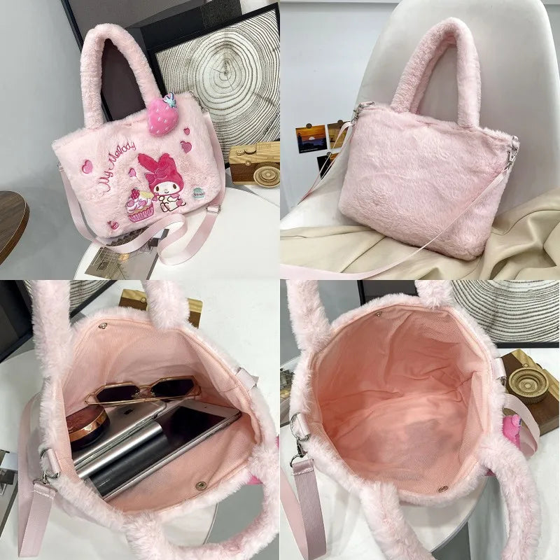 Kawaii Plush Cross Body Character Bags