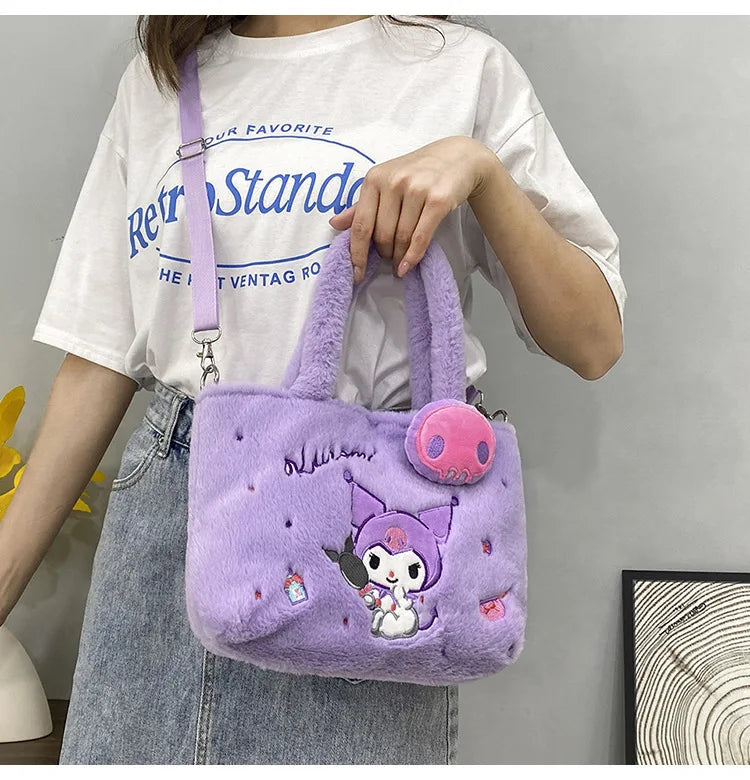 Kawaii Plush Cross Body Character Bags