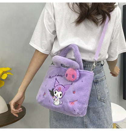 Kawaii Plush Cross Body Character Bags