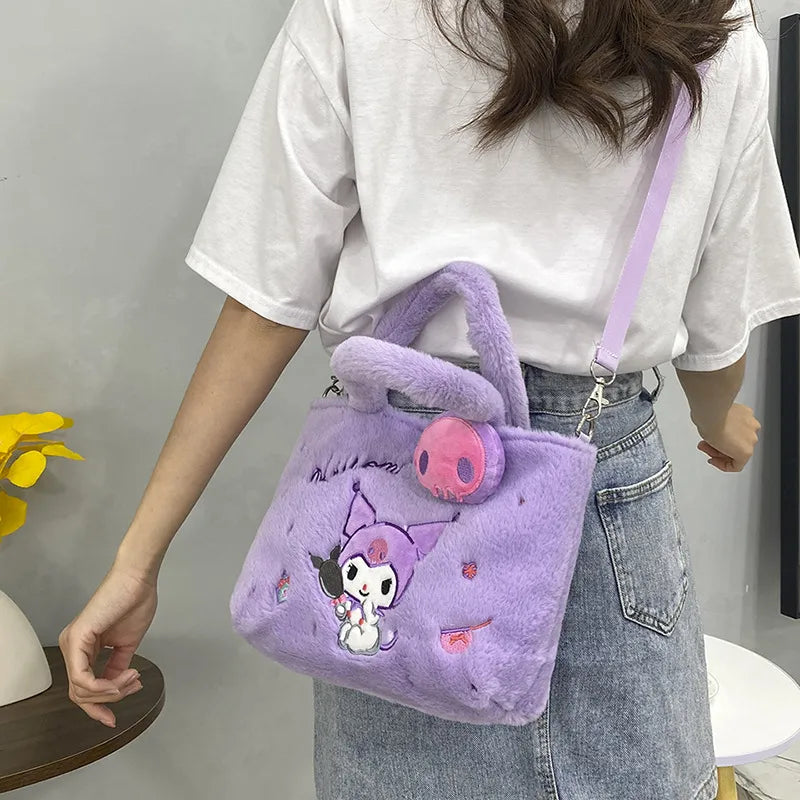 Kawaii Plush Cross Body Character Bags