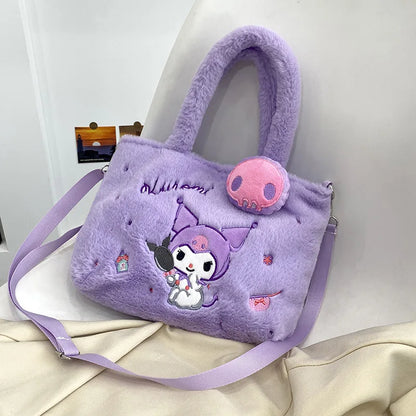 Kawaii Plush Cross Body Character Bags