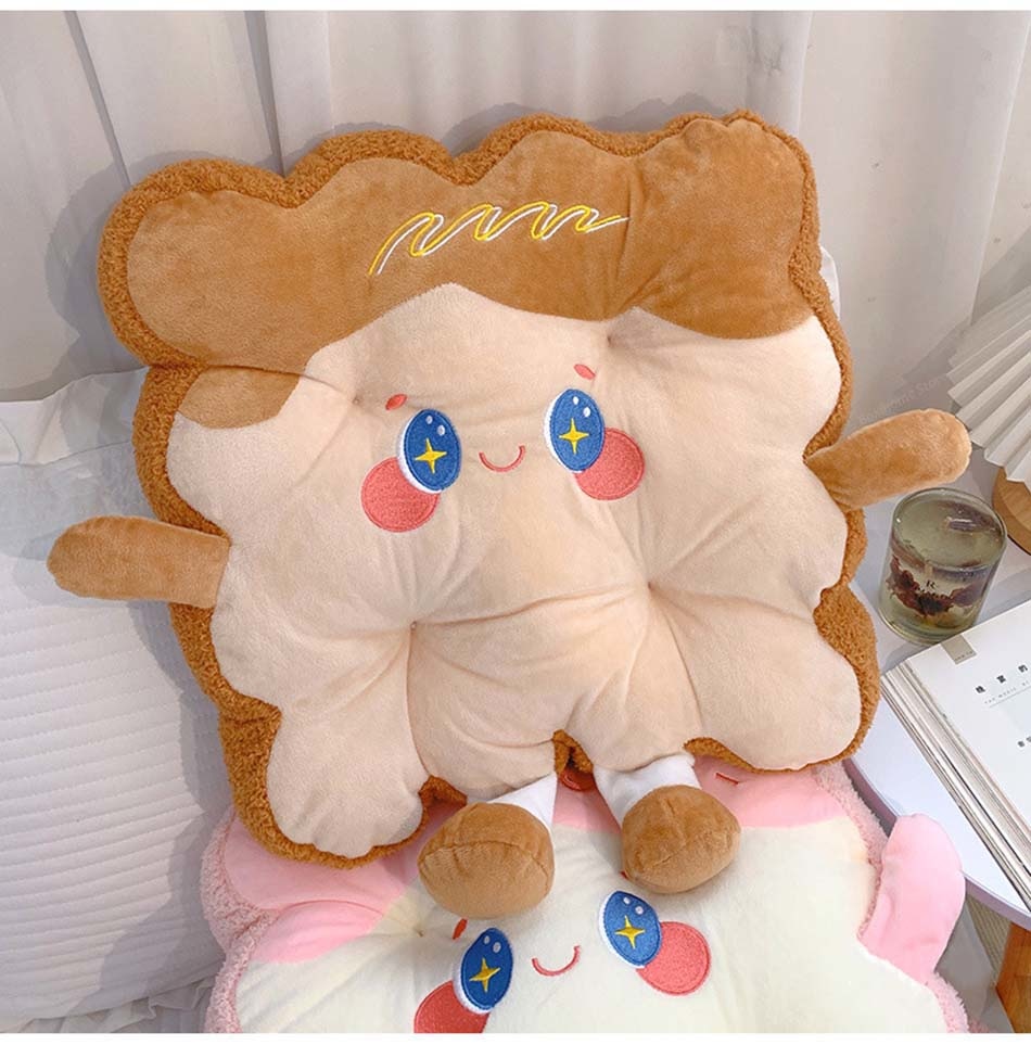 Kawaii Toast Pillow