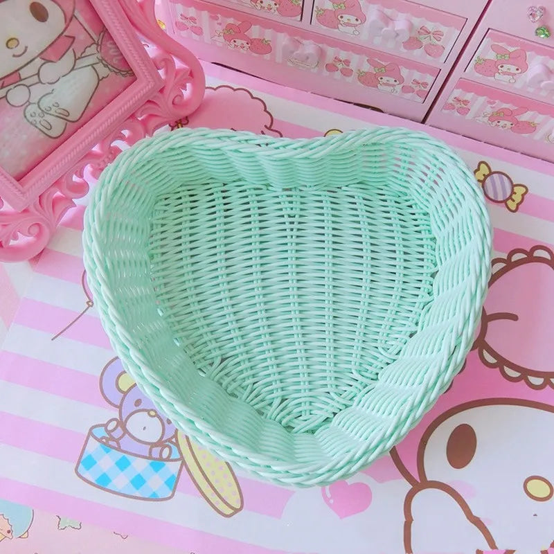 Kawaii Wicker Storage Baskets