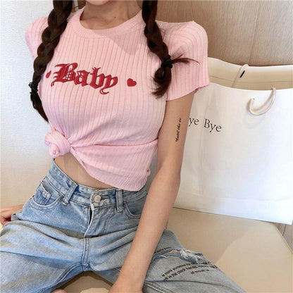 Knit Baby Crop Top