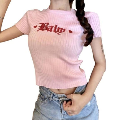 Knit Baby Crop Top