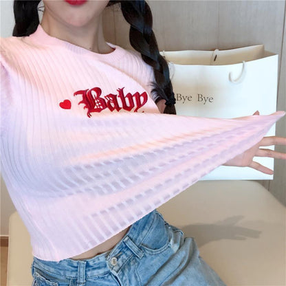 Knit Baby Crop Top