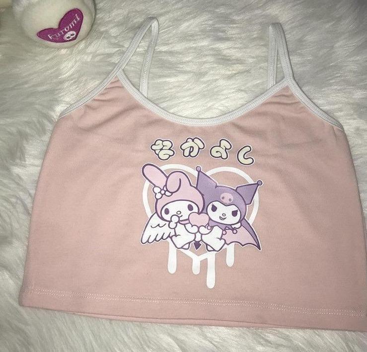 Kuromi Crop Top