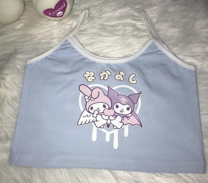 Kuromi Crop Top