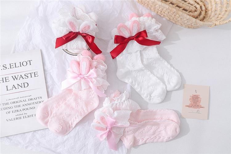 Lace Baby Bun Sockies